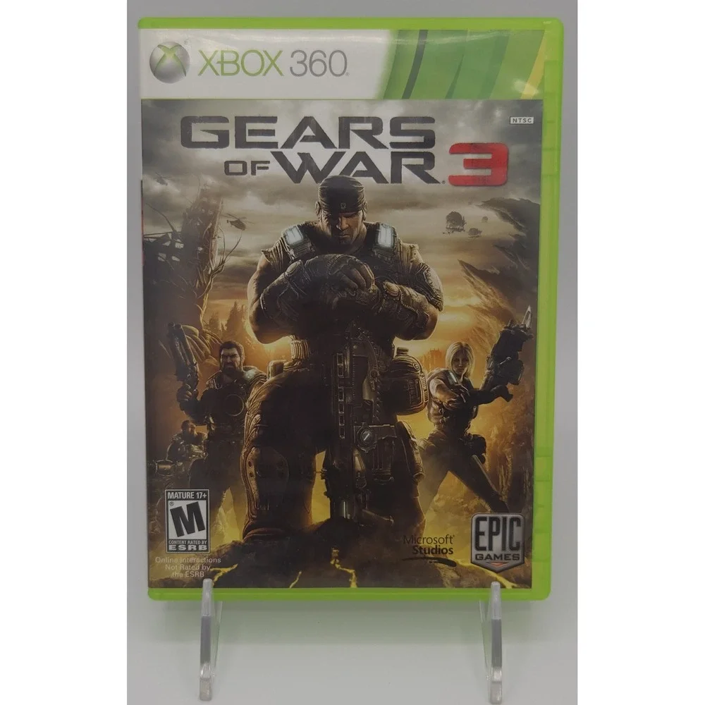 Gears of War 3 - Xbox 360 - Microsoft - CIB - with Manual and Stickers - TESTED